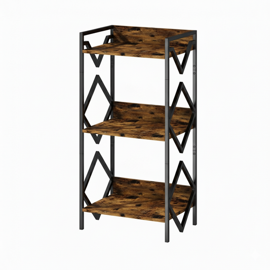 3-Tier Bookshelf for Small Spaces