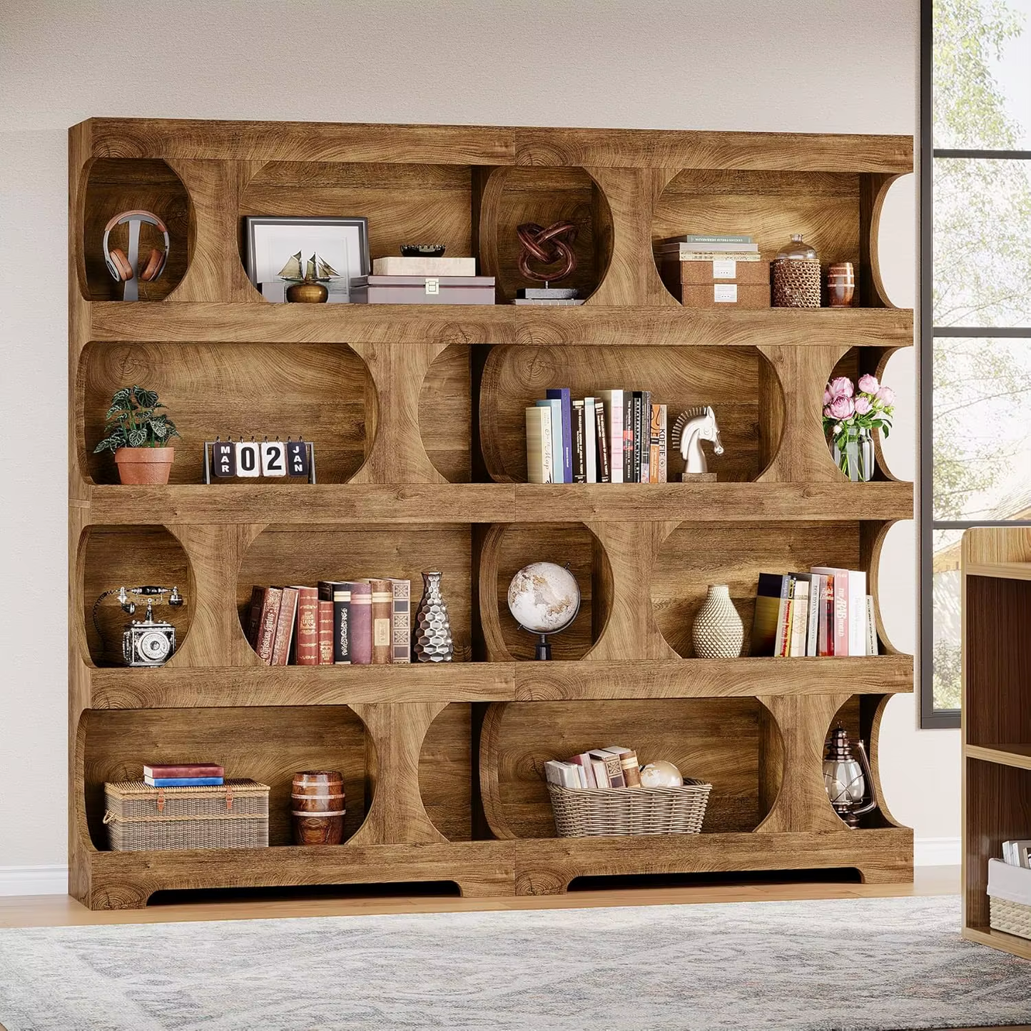 Modern Asymmetrical Bookshelf