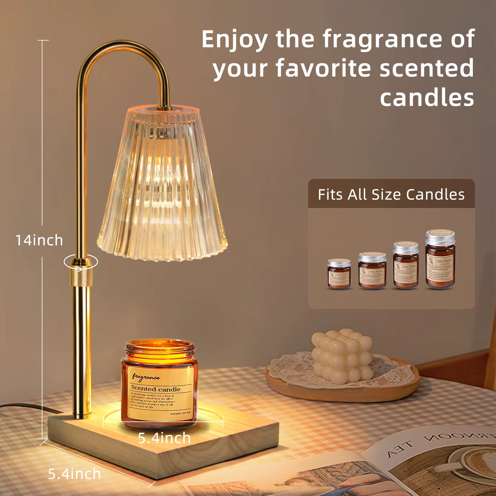 Candle Warmer Lamp with Timer