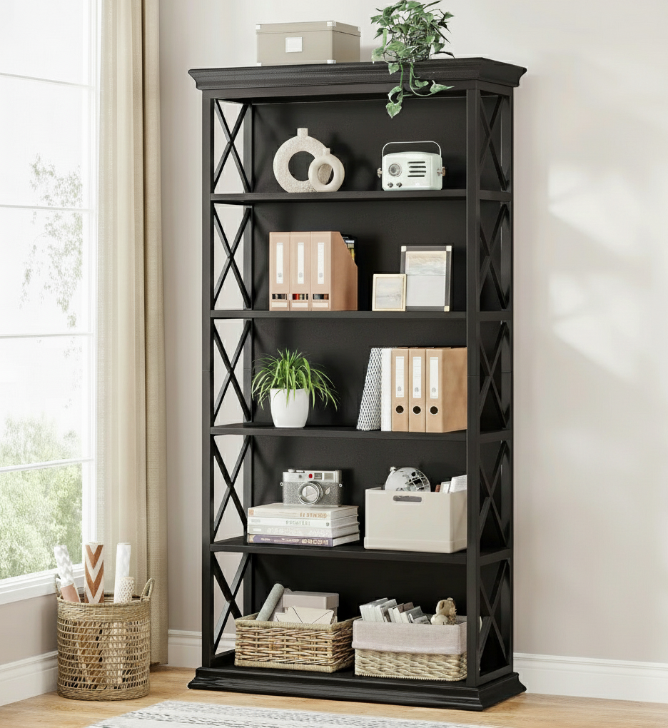 6-Tier Open Shelf Bookcase